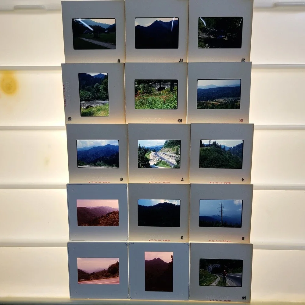Lot of 30 Slides Smokey Mountains‎ Tourist Scenery Photos 1960 1975